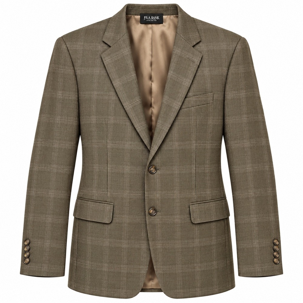 Jos. A. Bank Dark Academia Plaid Blazer Mens 40R Grandpacore Old Money Heritage